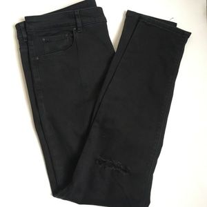 ASOS Distressed Black Jeans
